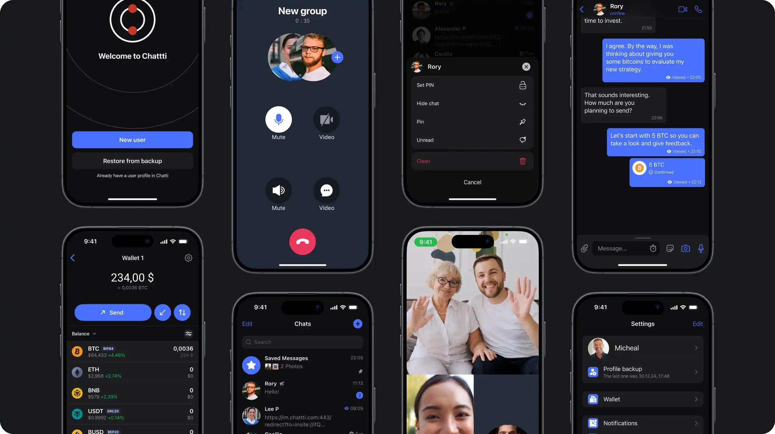 Chattti private messenger - how it works