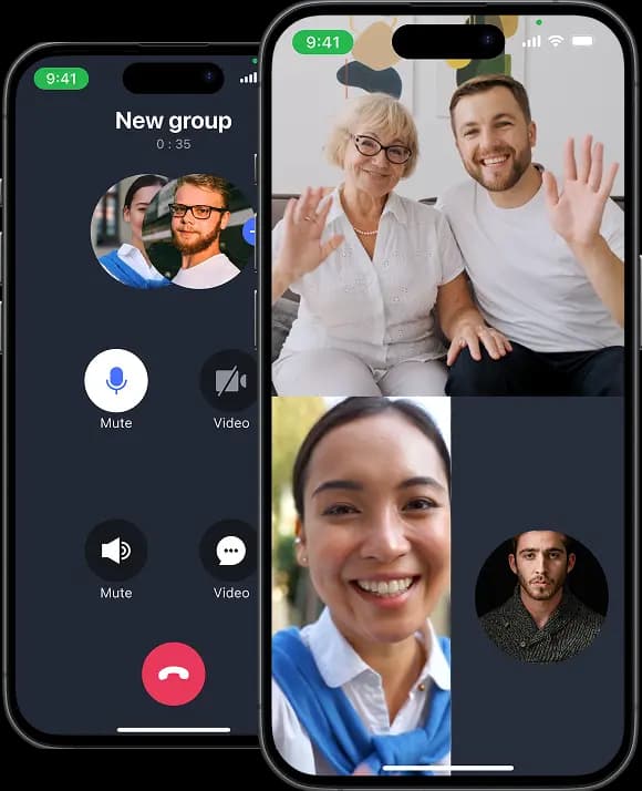 Group video call in Chattti